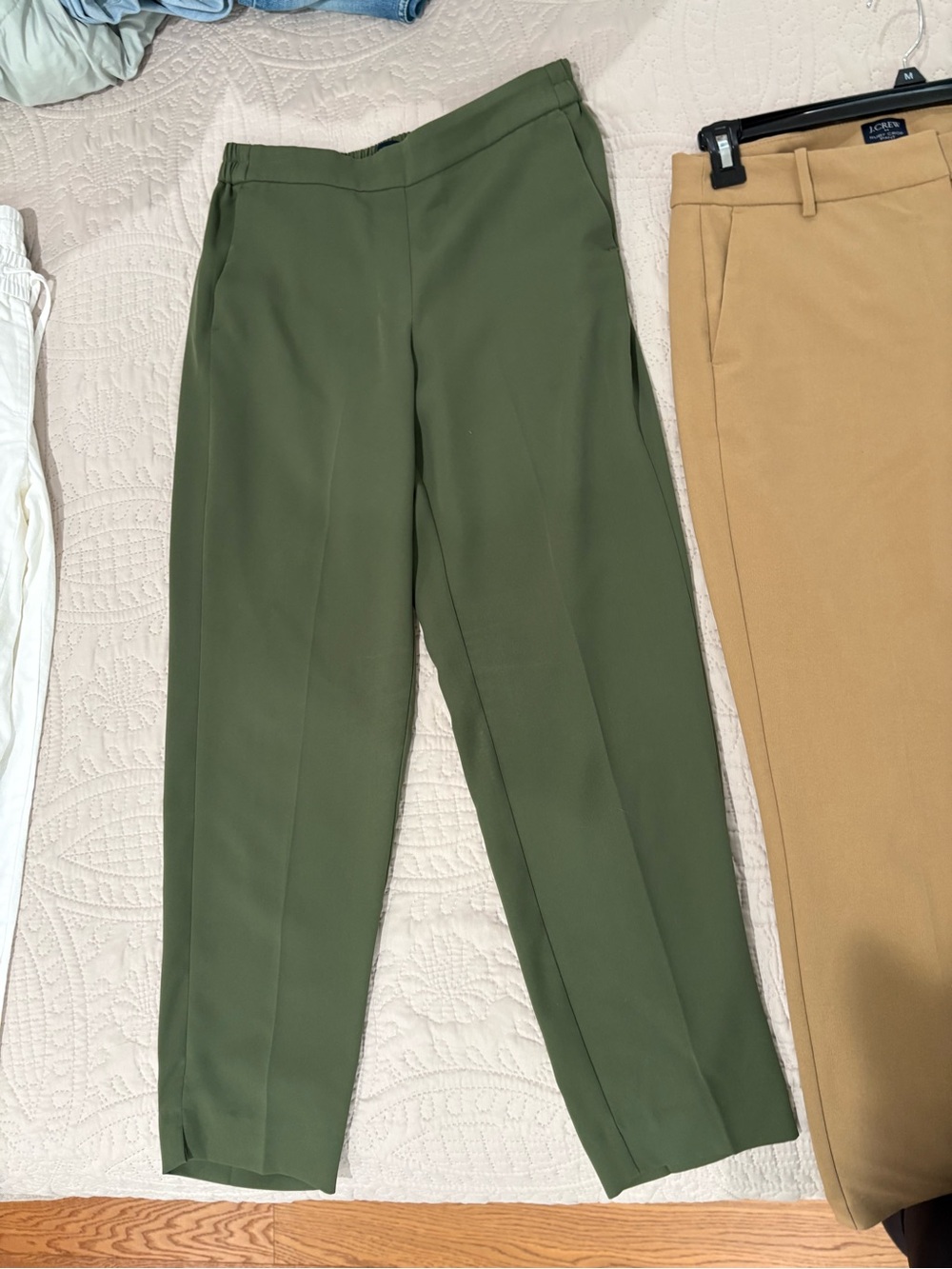 J. Crew Olive Green Straight-Leg Jamie Pant